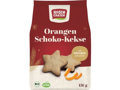 Organic orange cookies with dark chocolate Rosengarten 150 g