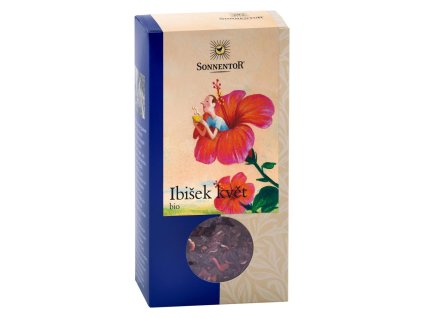 Herbata ziołowa. Hurtowy kwiat hibiskusa 80g BIO SONNENTOR