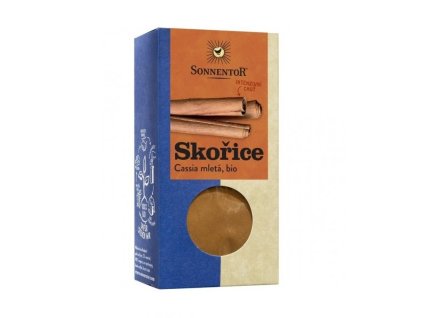 Koření Skořice mletá druh Cassia 40g BIO SONNENTOR