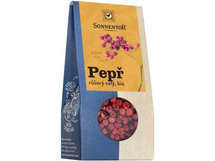 Koření Pepř růžový celý 20g BIO SONNENTOR