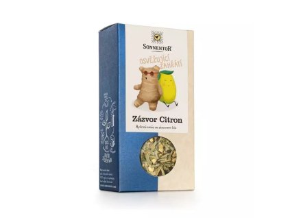 Gyömbéres-citromos tea laza. 80g BIO SONNENTOR - akció!