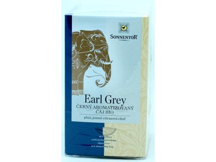 Czarna herbata, pakowana po dwie sztuki. Earl Grey 27g BIO SONNENTOR