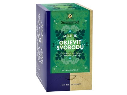 Tee, zweiteilig. Glück ist ein Geschenk. Freiheit. 27g BIO SONNENTOR