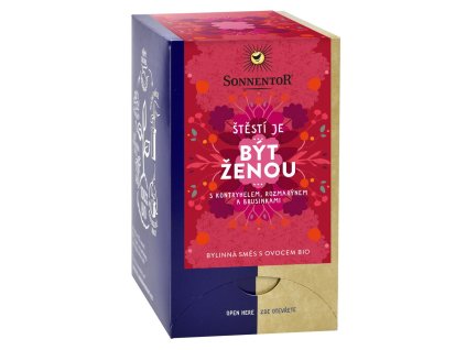 Herbata, dwuczęściowa. Szczęście to być kobietą 30,6g BIO SONNENTOR