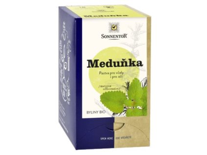Ceai din plante. portie cu doua camere Balsam de lamaie 21,6g BIO SONNENTOR