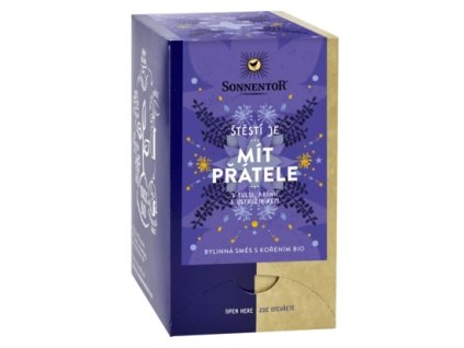 Ceai, din două bucăți. Fericirea înseamnă a avea prieteni 27g BIO SONNENTOR