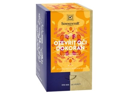 Ceai, din două bucăți. Fericirea îți deschide larg ochii 30,6g BIO SONNENTOR