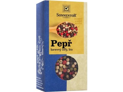 Koření Pepř barevný celý 50g BIO SONNENTOR
