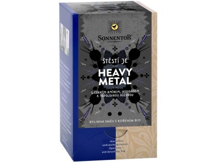 Čaj porc.dvojkom. Šťastie je Heavy Metal 27g BIO SONNENTOR