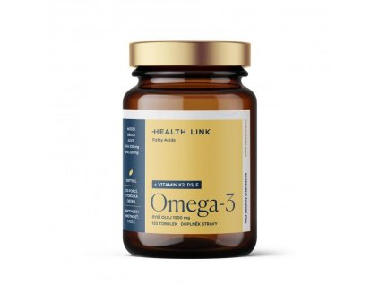 Omega 3+vit. K2, D3, E 120tbl EGÉSZSÉGÜGYI LINK