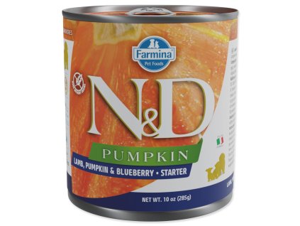N&D Puppy Starter Dog Miel, dovleac și afine 285g