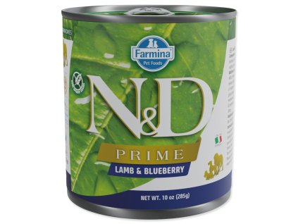 Can N&D Dog Prime Lamb & Blueberry 285g