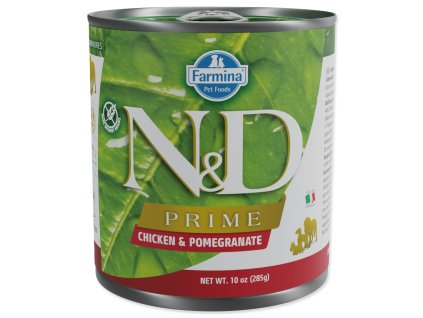 Konzerva N&D Dog Prime Chicken & Pomegranate 285g
