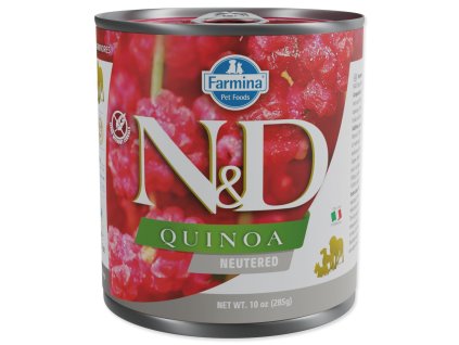 Canned N&D Dog Neutered Quinoa Pork 285g