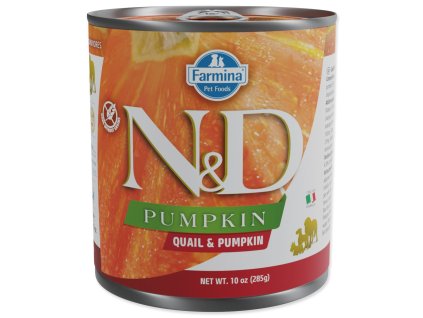 Conserve N&D Dog Prepeliță și Dovleac 285g