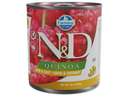 Canned N&D Dog Quinoa Quail & Coconut 285g