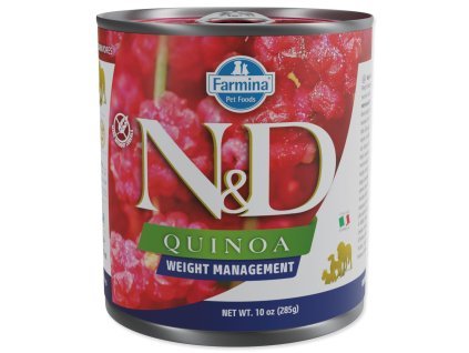 Can N&D Dog Quinoa Weight Management 285g