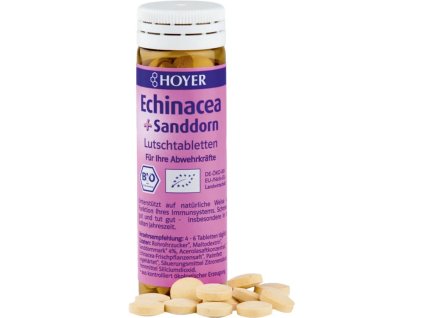 Hoyer Lozenges echinacea sea buckthorn 60 tbl bio