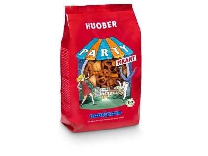 52116 huober brezel party mix pikant 200 g bio
