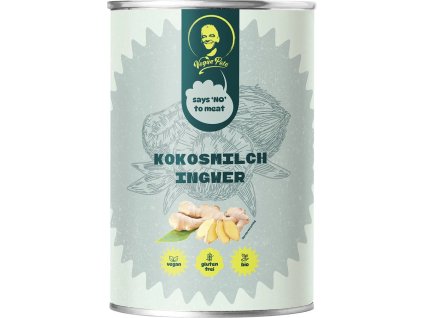 Vegan Pete Lapte de cocos ghimbir 400 ml organic