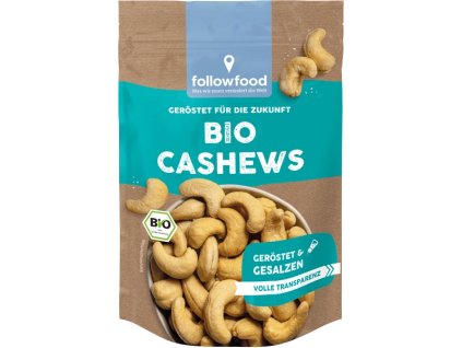Followfood Cashews geröstet und gesalzen 150 g Bio