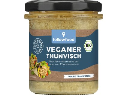 Followfood Vegánska alternatíva tuniaka v oleji 180 g bio