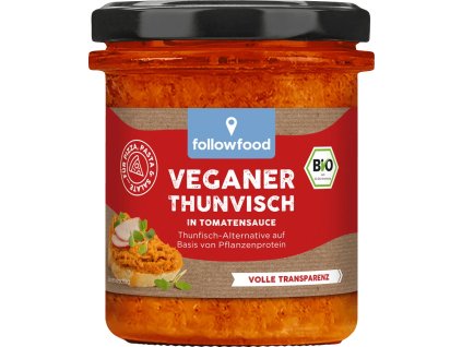 Followfood Alternativa vegana la tonul in rosii 180 g organic