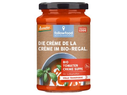 Followfood Tomato cream soup 380 ml organic