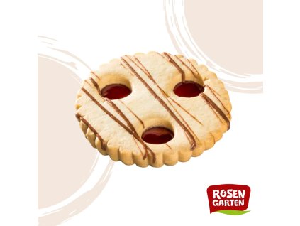 Bułki orkiszowe Rosengarten z konfiturą porzeczkową 60 g ekologiczne