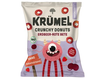 Krümel Crunchy ringi truskawka i burak 20 g bio