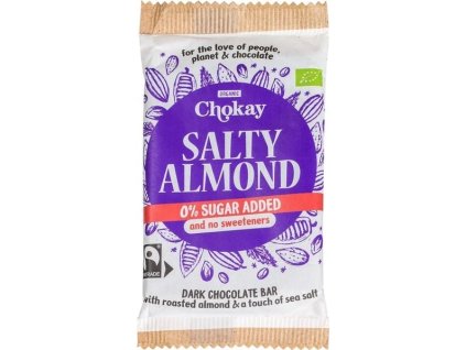 Chokay Čokoláda so slanými mandľami 70 g bio