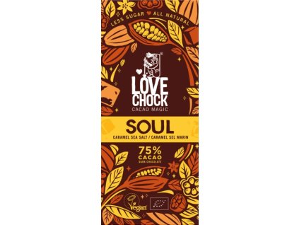 Lovechock Čokoláda karamel a morská soľ 75% 70 g bio