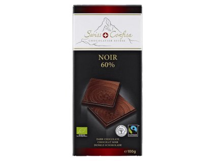 Swiss Confisa Čokoláda horká 60% 100 g bio