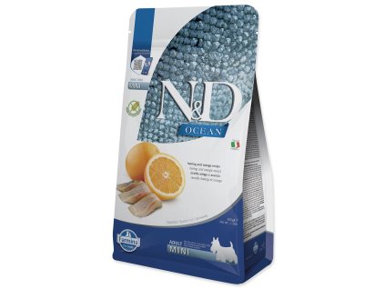 N&D Dog Ocean Adult Mini Herring & Orange 0,8 kg