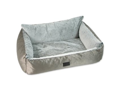 Dog Bed Fantasy Lux platinum silver 100x70cm