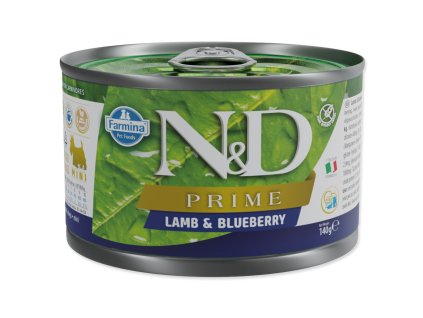 Conserve N&D Dog Prime Miel și afine 140g