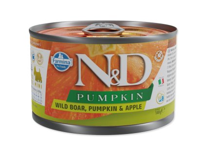 Canned N&D Dog Wild Boar, Pumkin & Apple 140g