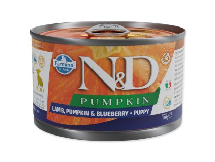 Conserve N&D Puppy Miel, dovleac și afine 140g