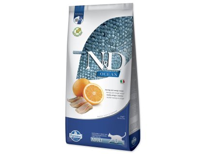 N&D Katzenfutter Ozeanhering & Orange 10kg