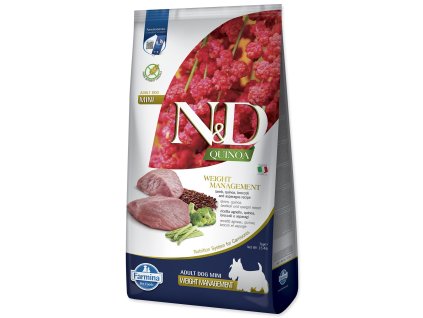 Feed N&D Dog Adult Quinoa Weight Management Lamb & Broccoli 7kg