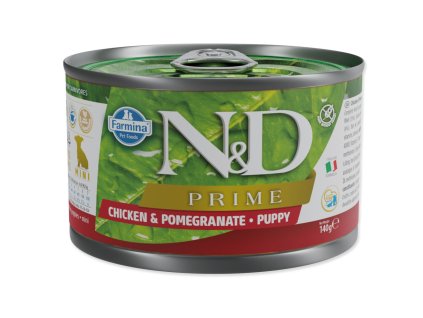 N&D Puppy Prime csirke és gránátalma konzerv 140g