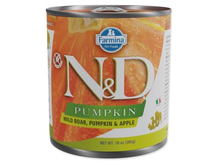 N&D Dog Wildschwein, Kürbis & Apfel in Dosen, 285 g