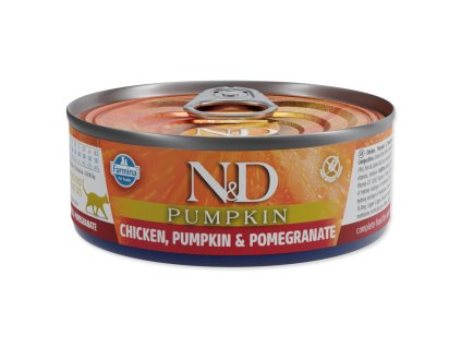 N&D Cat Huhn, Kürbis & Granatapfel in Dosen, 70 g