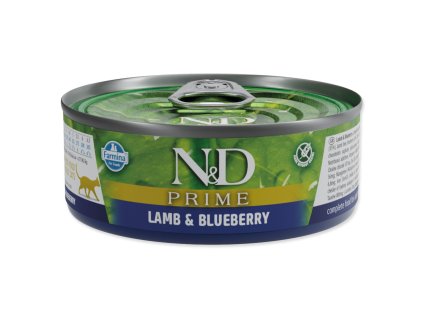 Can N&D Cat Prime Lamb & Blueberry 70g
