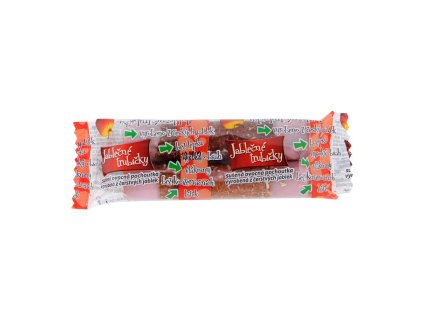 Tuburi de mere cu topping de iaurt cu aroma de capsuni 2buc 24g