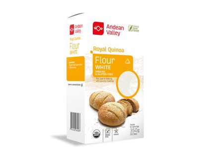 Königliches weißes Quinoamehl BIO glutenfrei - VEGAN - Andental 350g