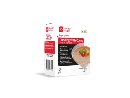 Budinca de cacao cu quinoa regala fara gluten - VEGAN - Andean Valley 120g