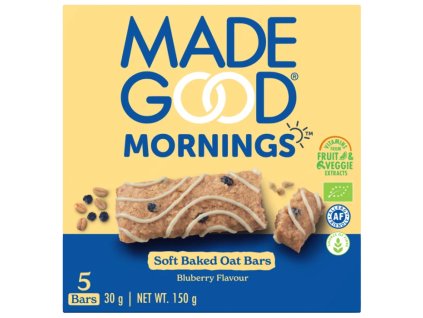 MadeGood Morning Muesli Bars Blueberry 150 g organic