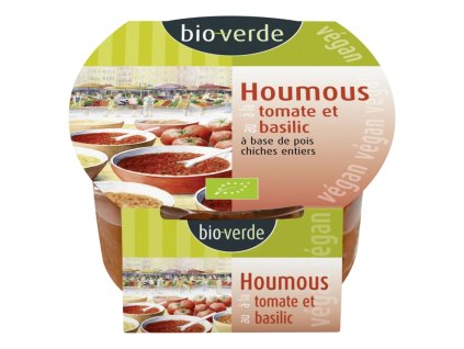 BioVerde Hummus Tomaten mit Basilikum 150 g bio