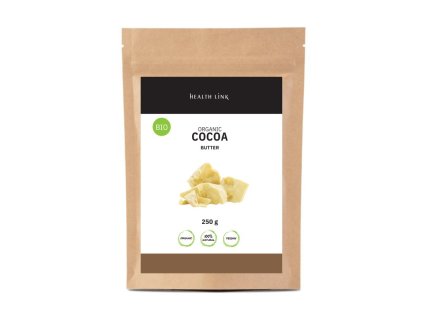 Kakaobutter ohne Fett. 250 g BIO HEALTH LINK